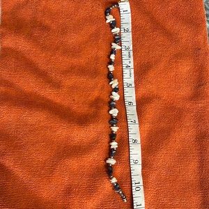 Shell and Stone Ankle Bracelet